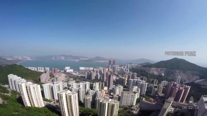Csokiházhozszállító drón Hongkongban