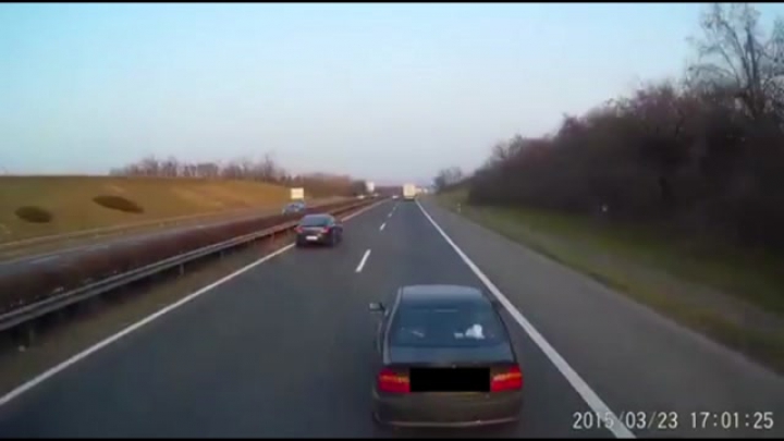 Majdnem letarolta az autópályán