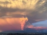 Chile, Calbuco vulkán 2015