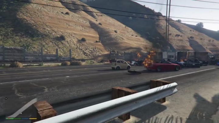 Tömegkarambol GTA V-ben