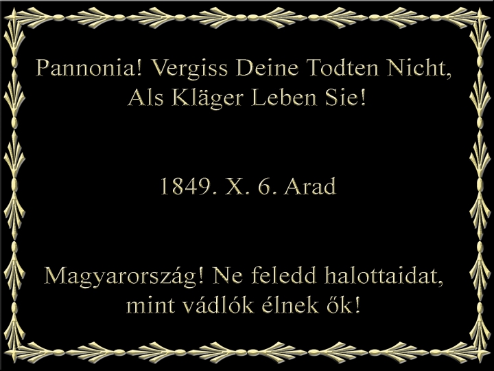 Arad Október 6