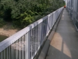 Kerékpáros átkelés a Szobi hídon