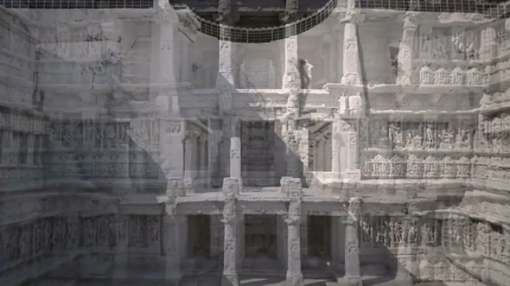 Rani ki Vav, India - 3D - Lépcsős kút