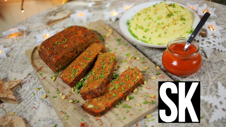 Egy vega vagdalt, aminek frankón hús íze van: nut roast