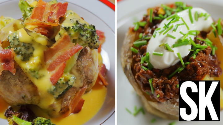 Jacket potato, rögtön kétféle verzióban