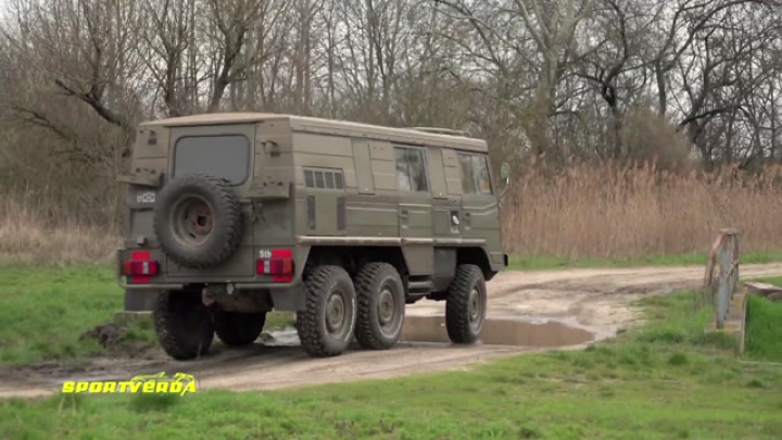 Pinzgauer az osztrák harci hatkerekű - SportVerda (Warvasovszky János, Tordai István)
