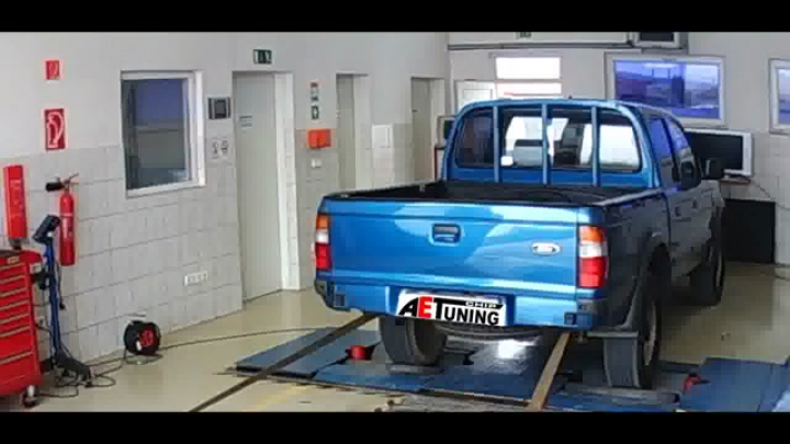 Ford Ranger 2.5TDI 109LE Chiptuning optimalizálás dyno