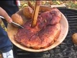 Grillezett óriás sertéscomb szelet
