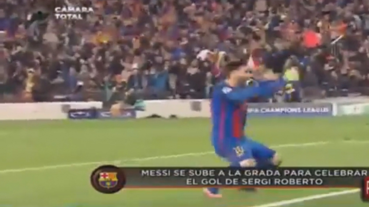 Messi gólöröme a csapattárs gólja után