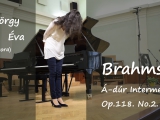 Brahms Á-dúr Intermezzo