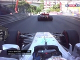 Bottas próbálja Ricciardot megelőzni