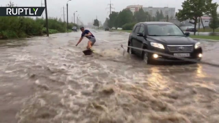 Így kezelik az oroszok az árvizet