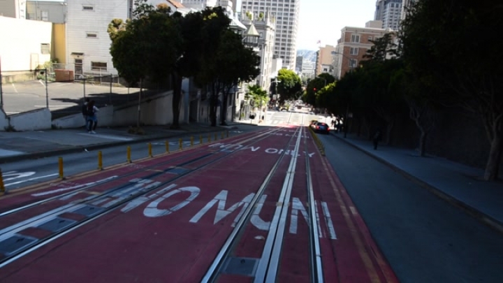 USA, San Francisco: Cable Car