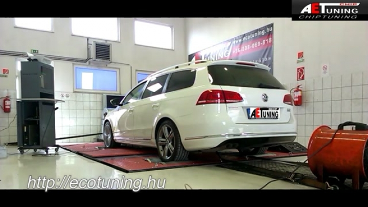 VW_Passat_2.0TDI_140LE_DSG_AET_CHIPtuning_Referencia_Videó_DYNO csip tuning