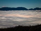 Felhőtenger Colorado Springs felett