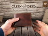 Zsebben hordható GreenDeed férfi bőr pénztárca...