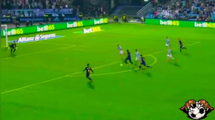 Dembélé gólja (0-1) a Celta-Barca 2-2-n
