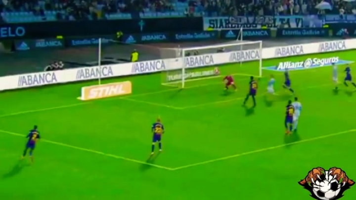 Yago Aspas kezes gólja, Celta-Barca 2-2