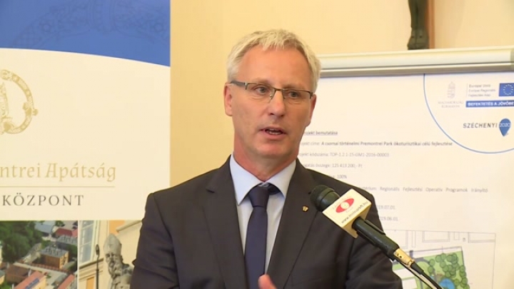 Fejlesztik a Csornai Premontrei Apátságot