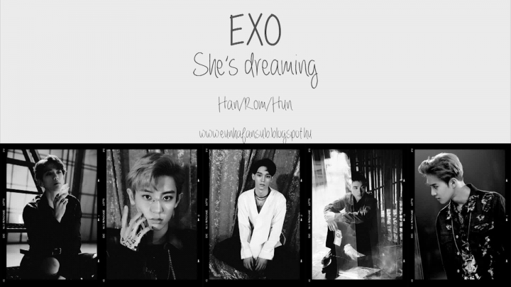EXO - She's dreaming (Korean ver.) (hun sub)