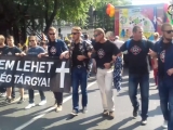 A HVIM diverzáns akciója a Budapest Pride-on