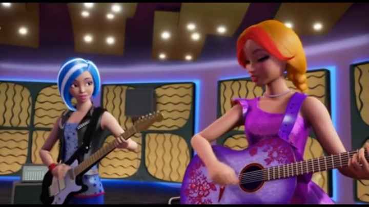 Barbie, a rocksztár hercegnő (Rock 'N Royals) Benned dobol a dal