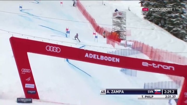 Zampa nagy mentése Adelbodenben