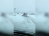Driftelve fordul a kamion