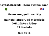 Gyöngyöshalász SE - Berg System Eger SE II...