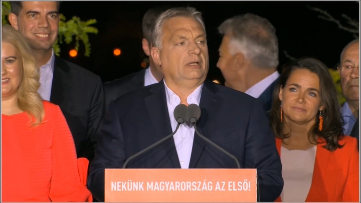 Orbán Viktor vágatlan győzelmi beszéde