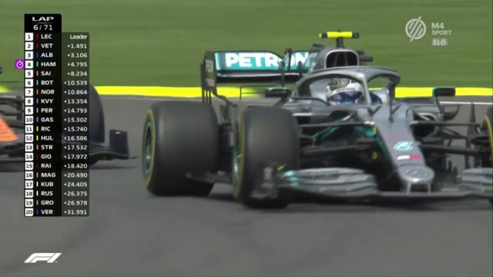 F1 2019 18 mexikói nagydíj HD