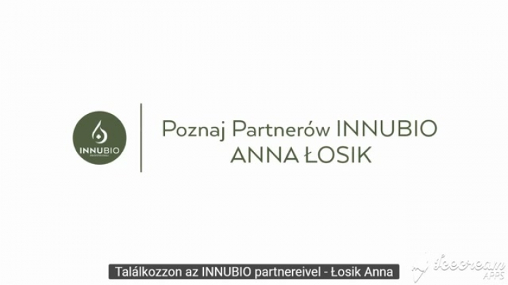 INNUBIO Akadémia - Találkozzon az INNUBIO partnerekkel (Anna Łosik)