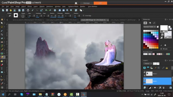 Above the clouds-Photo Manipulation