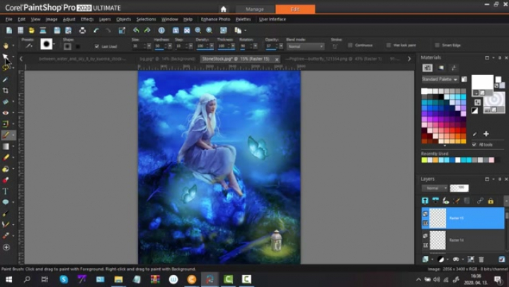 Glow Effects in Corel PSP