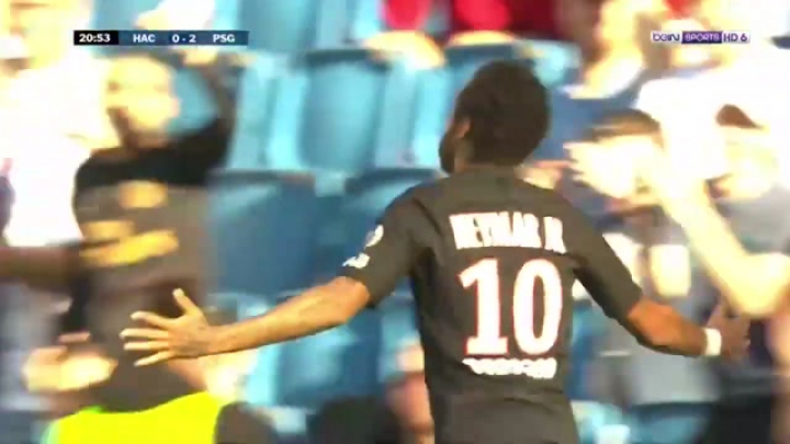Neymar gólja a Le Havre ellen