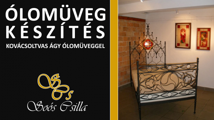 Ólomüveg Készítés (Kovácsoltvas Ágy Ólomüveggel) - Soós Csilla