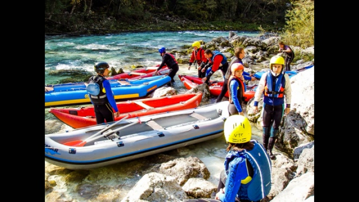 Rafting Soca river, Bovec (Soca Valley, Slovenia) 2008