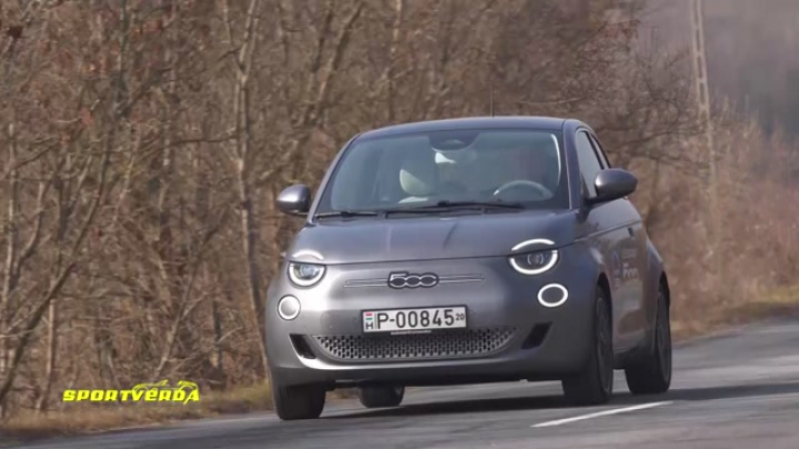 Az ÚJ elektromos Fiat 500 - SportVerda teszt