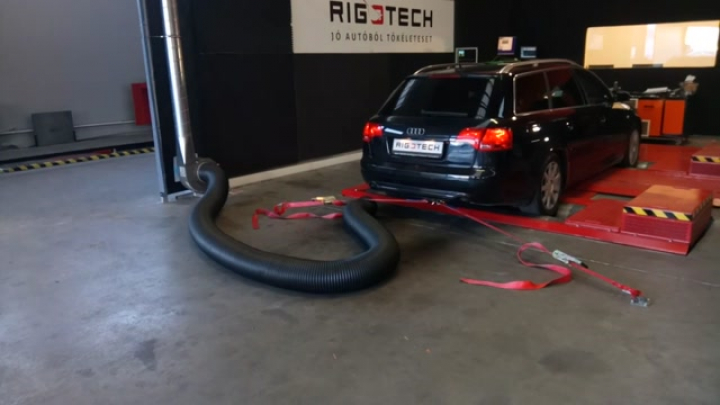 Audi tuning, A4 füstölés javítása chiptuning Rigotech Chiptuning referencia