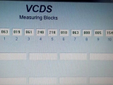 Audi C4 VCDS élő adatok