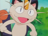 Meowth meg szólal a professzor előtt