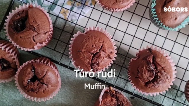 Túró rudi muffin