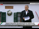 Orbán Viktor ünnepi beszédet tart Kiskőrösön...