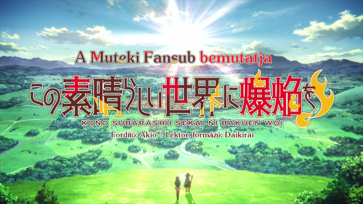 Kono Subarashii Sekai ni Bakuen wo! - 01 BD (Magyar Felirattal)