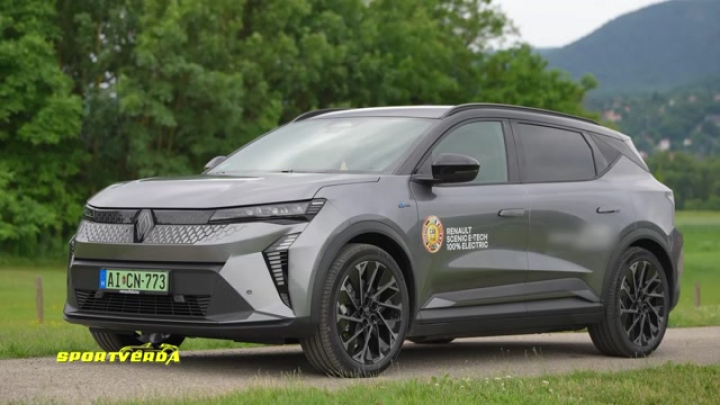 Elektromos Renault Scenic - SportVerda teszt