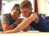 Epic brother arm wrestling