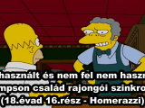 Felhasznált és nem fel nem használt A Simpson...