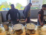 Warangal: Hindu esküvő_ebéd
