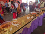 Warangal: Hindu esküvő_ebéd